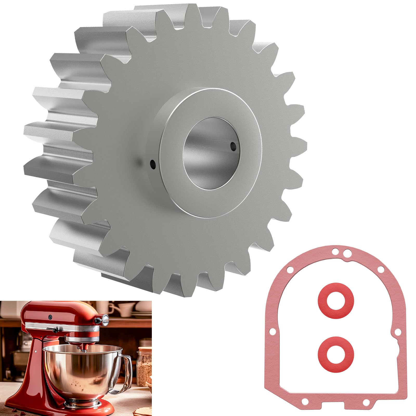 Amazon.com: WPW10112253 Mixer Worm Gear Replacement Part for